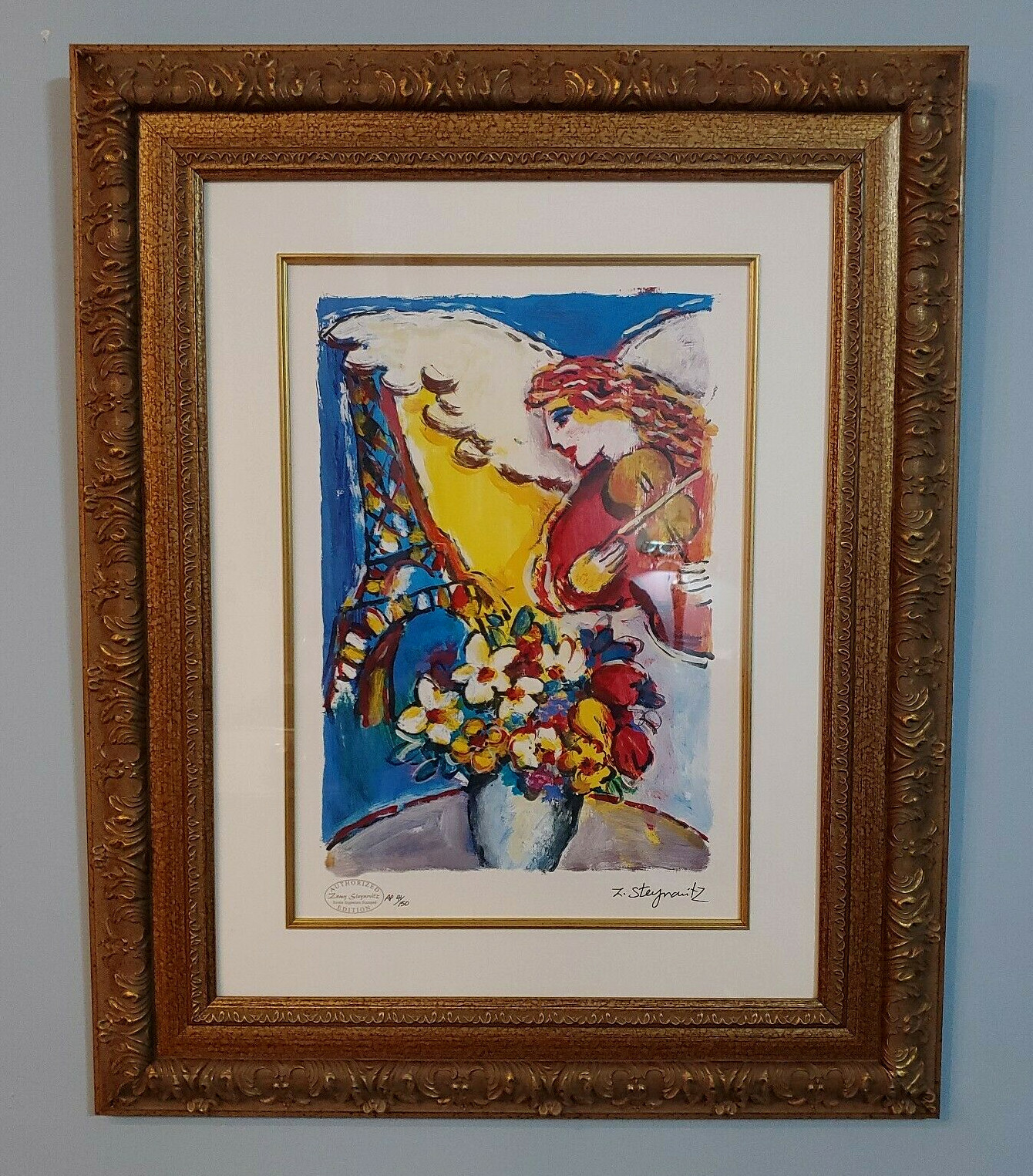 Zamy Steynovitz Heavenly Flight ll Limited Edition AP 41/150 Jewish w-m