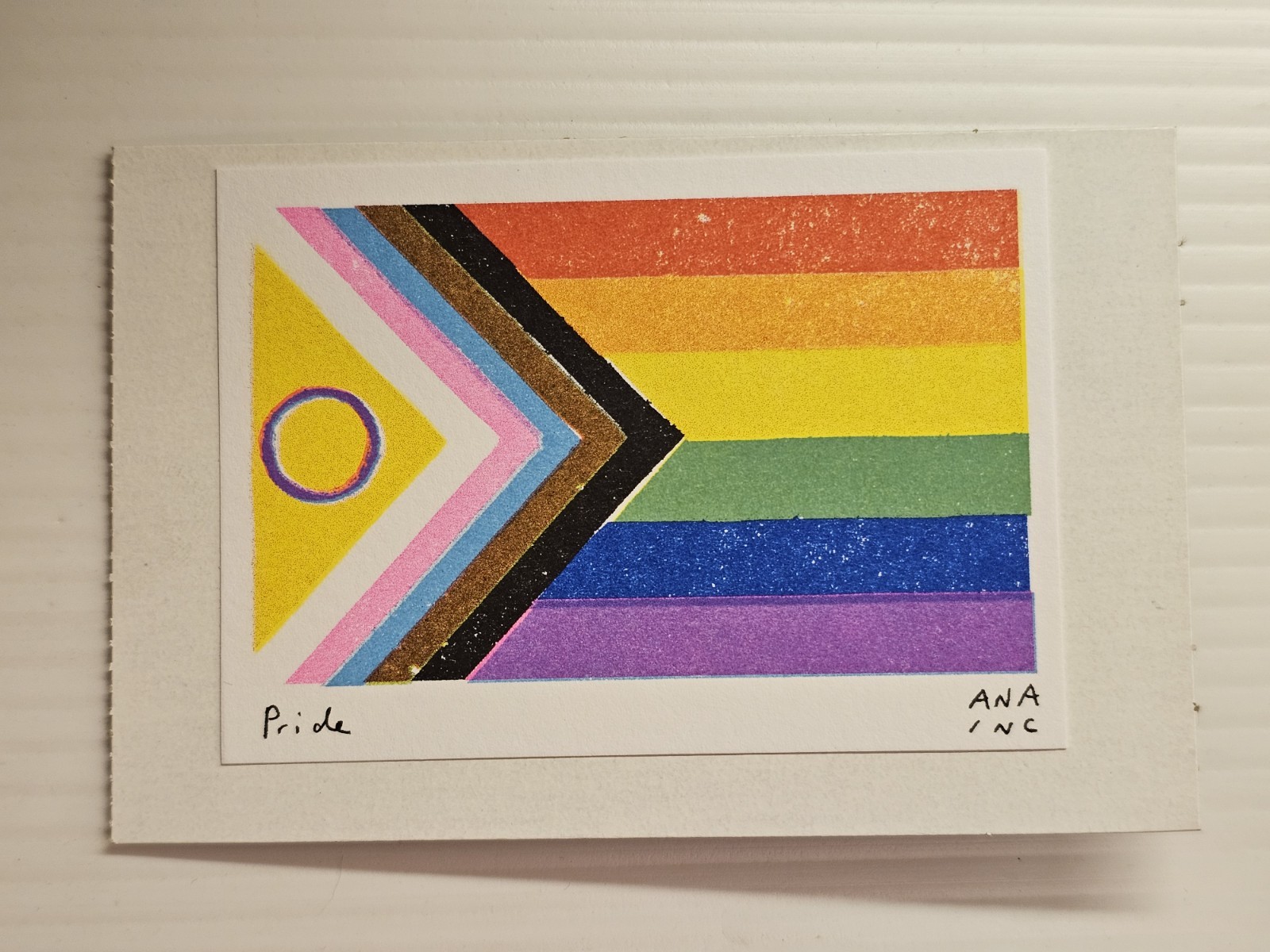 Pride flag Ana Inciardi Mini Print