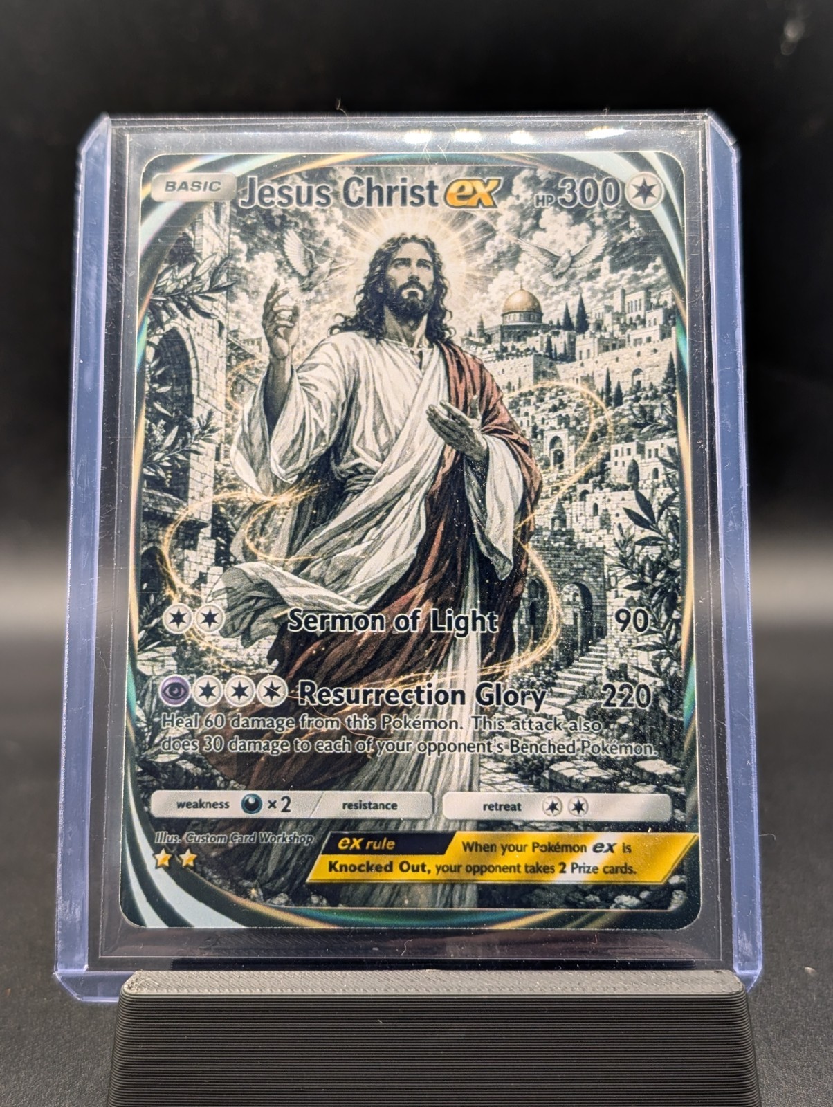 Jesus Christ EX Religious Full Art Custom Pokemon Card – Oddball/Non-Sport