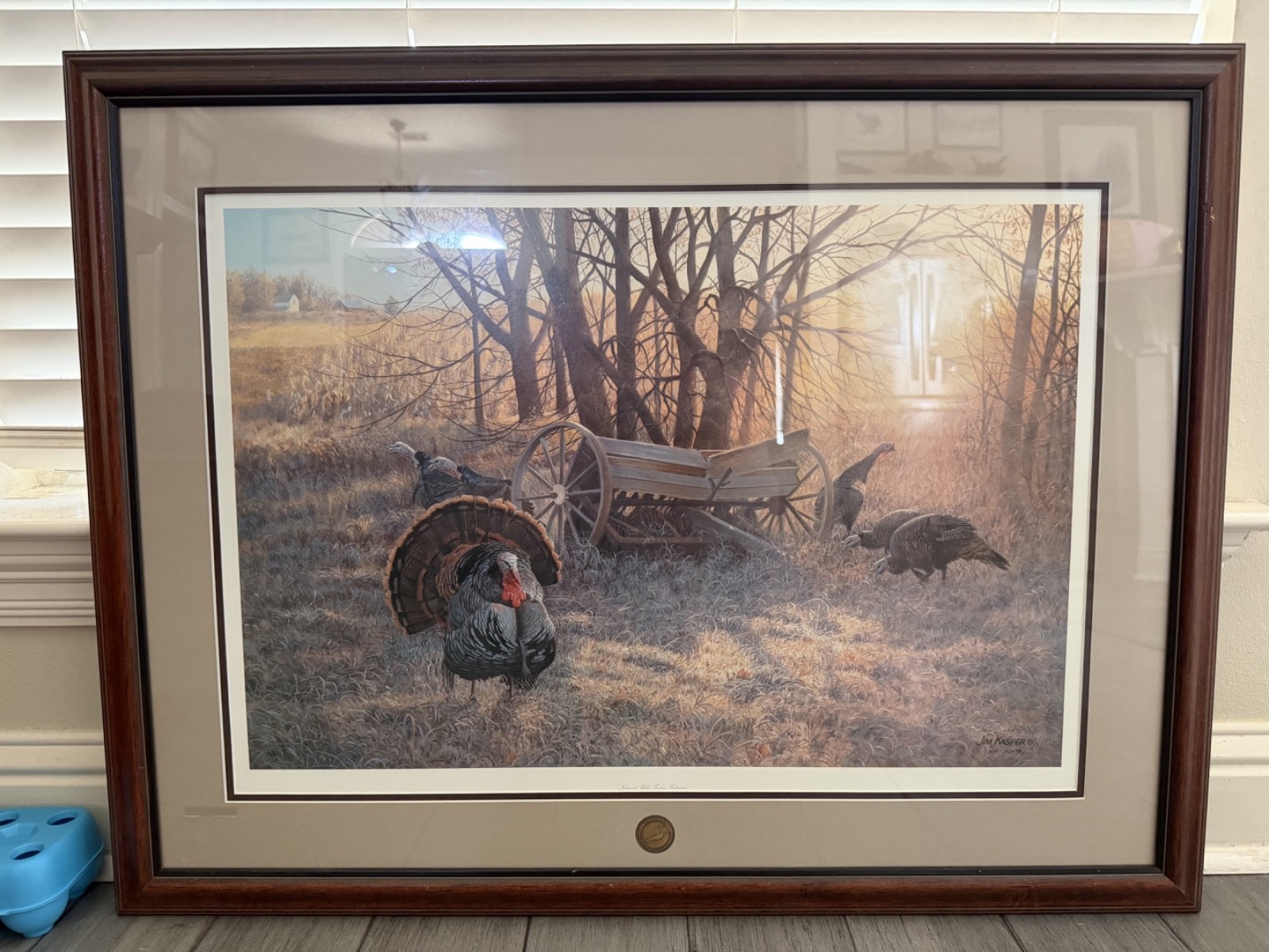 NWTF Framed Turkey Wildlife Print Hunting Art