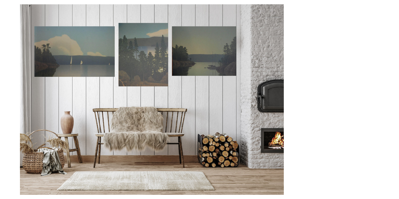 Rare Russell Chatham “Flathead Lake” Lithograph Set