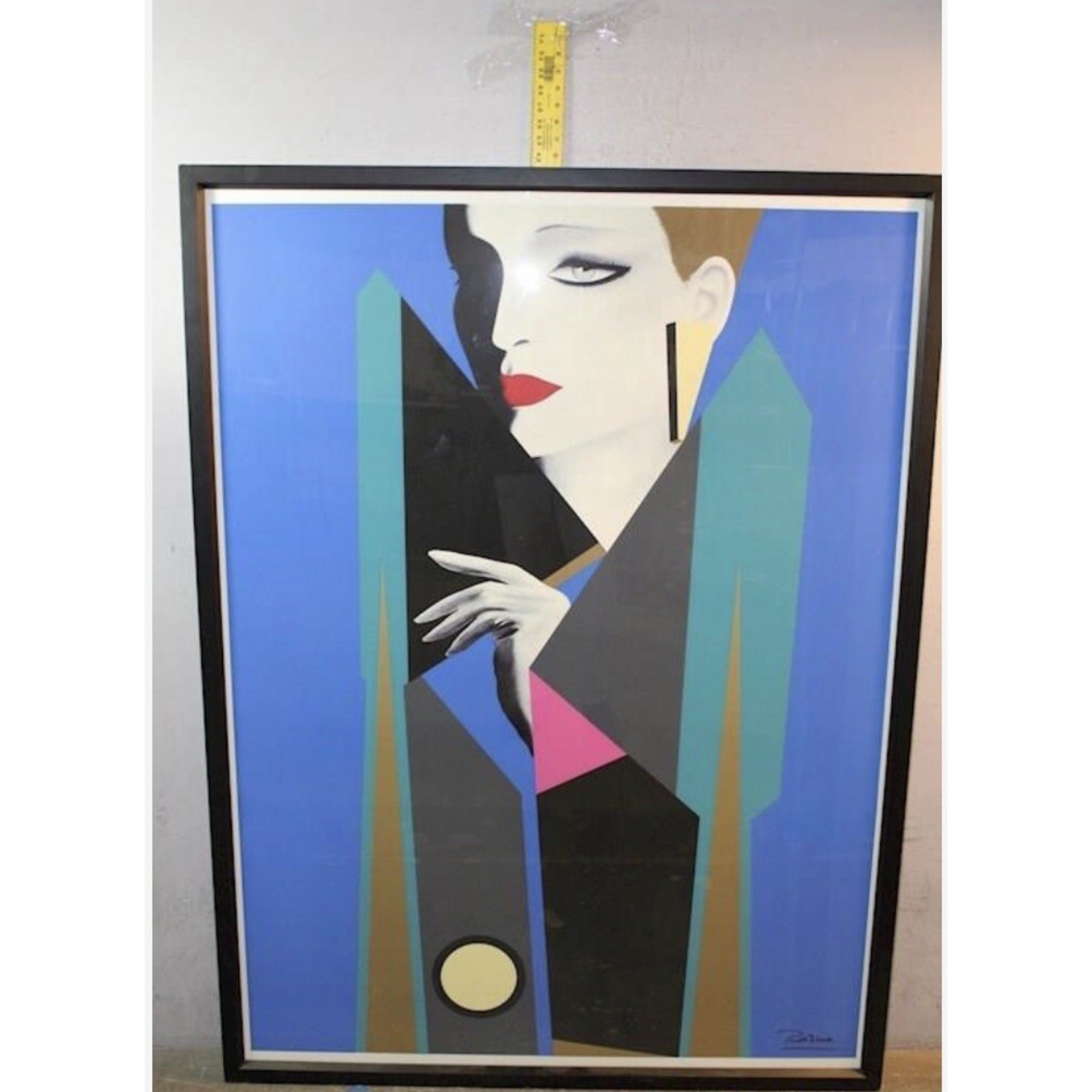 Gerald Razzia Lithograph “Clandestine’ Circa 1985 Hand Signed RARE