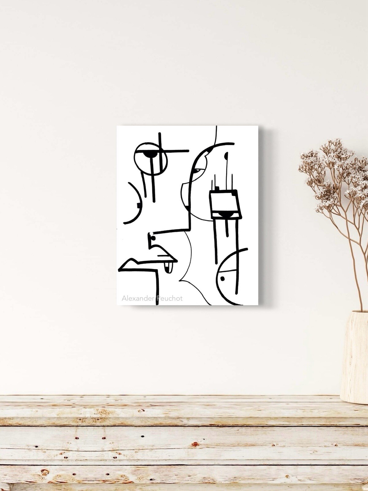 Abstract Artwork Print 8.5” X 11” on Matt paper, made to order, and signed By Me
