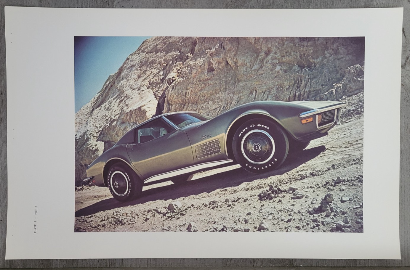 C3 CHEVROLET CORVETTE STINGRAY AUTOMOBILE CAR 22×14″ inches Penn Prints