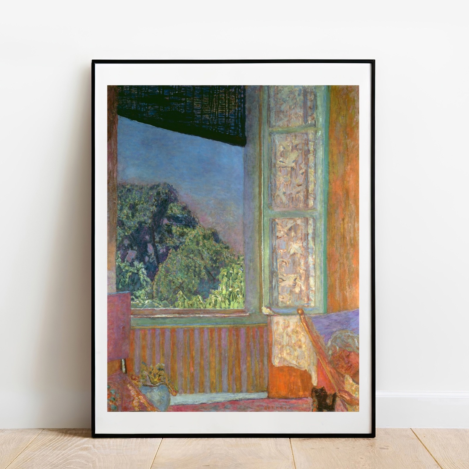 Art print Bonnard The Open Window giclee poster gallery wall Art home decor
