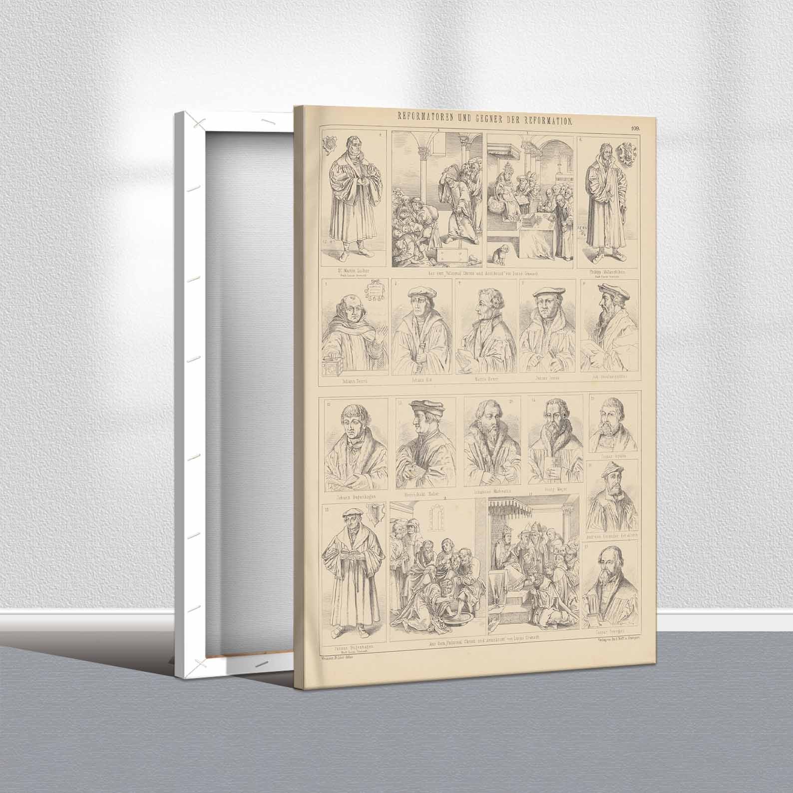 Canvas Print Oil Paintings Reproduction historical reformation figures artwork