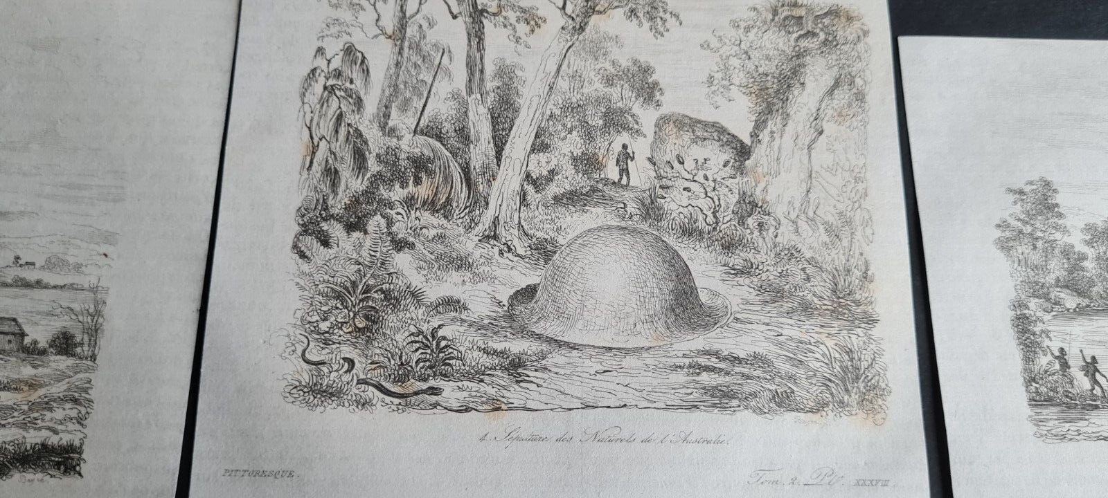 Antique (1835) prints – Australia – d’Urville